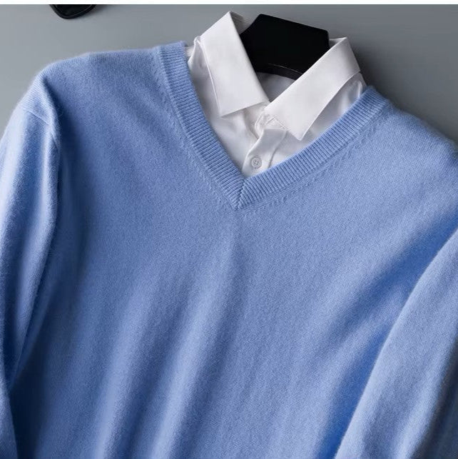 Men’s V-Neck Sweater | Classic Style & Versatile Look