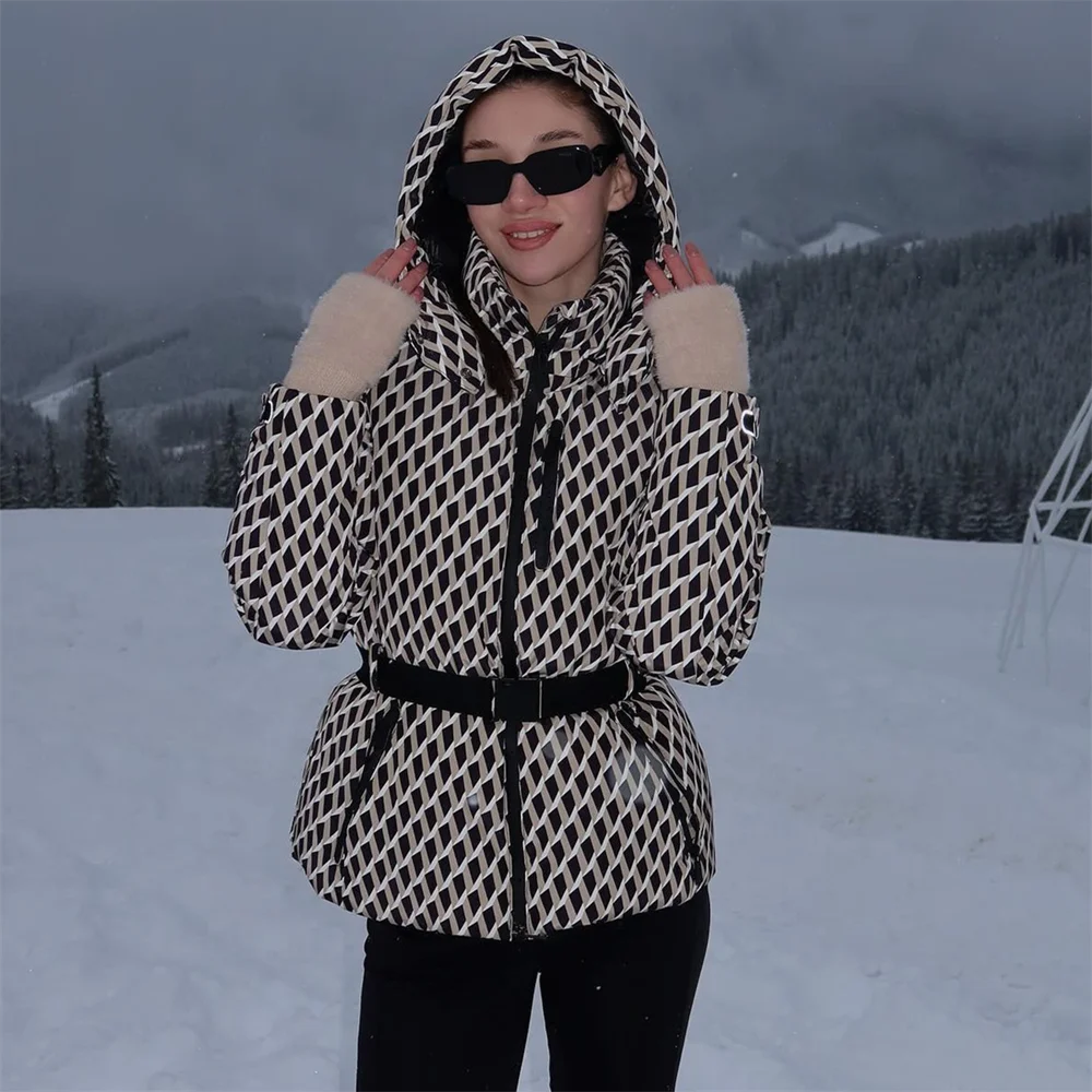 Women’s Winter Puffer Jacket | Versatile with Waist Belt