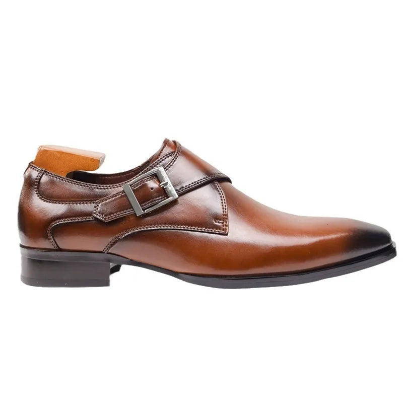 Men’s Classic Buckle Dress Shoes | Italian Style