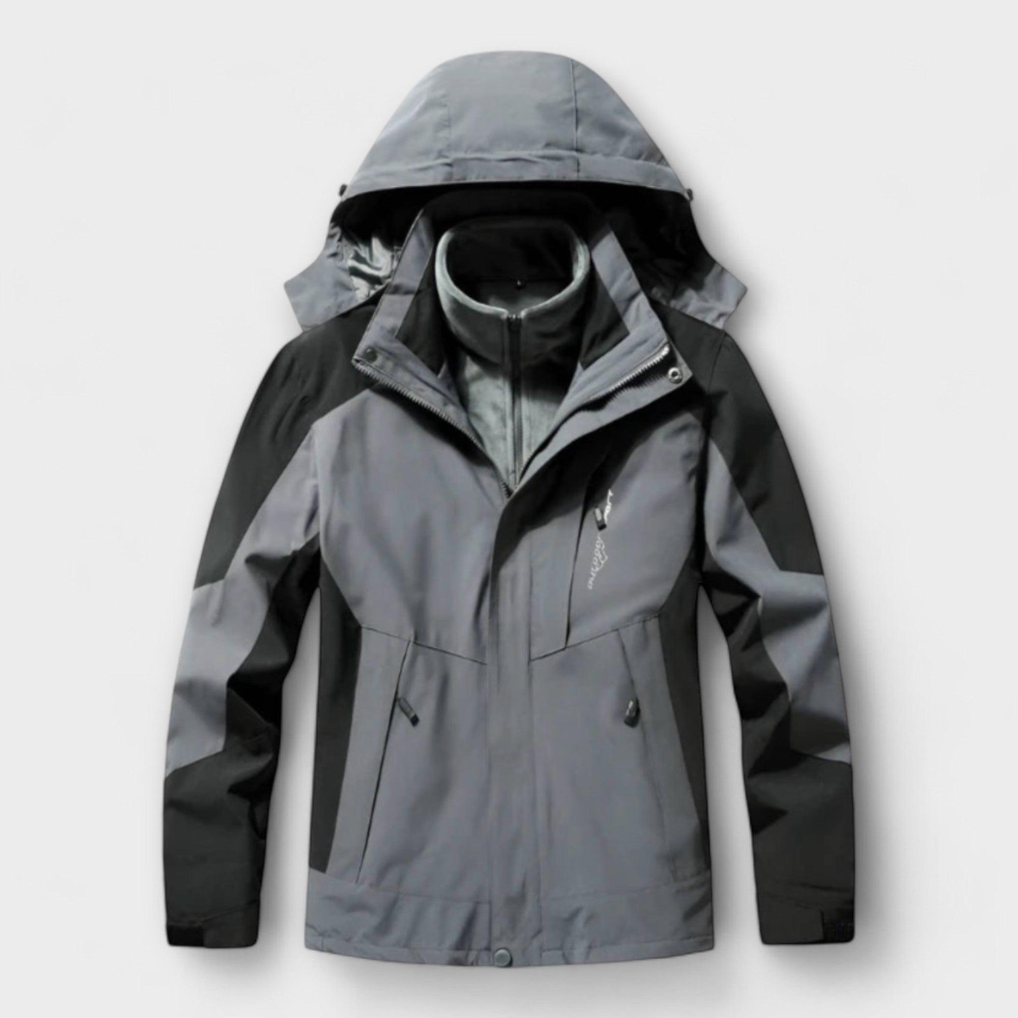Men’s Hooded Outdoor Jacket | Multi-Pocket