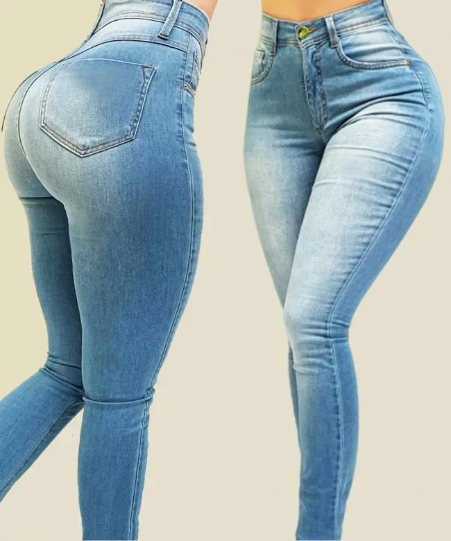 Women’s High-Waisted Jeans | Winter Style