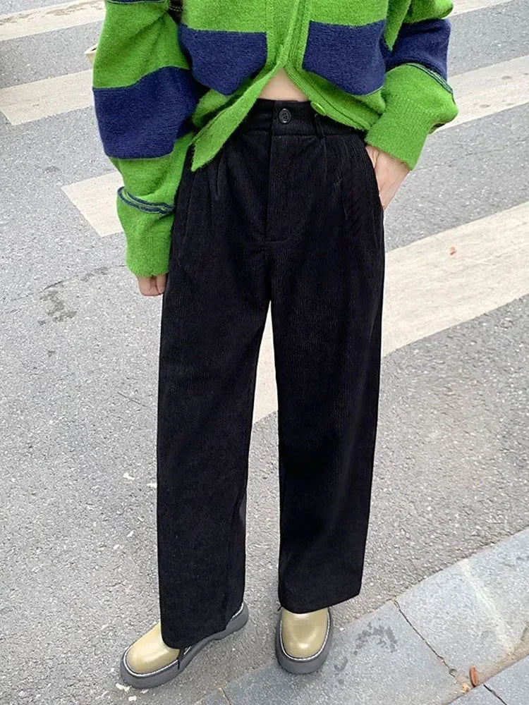 Women’s Cozy Corduroy Trousers | High Waist