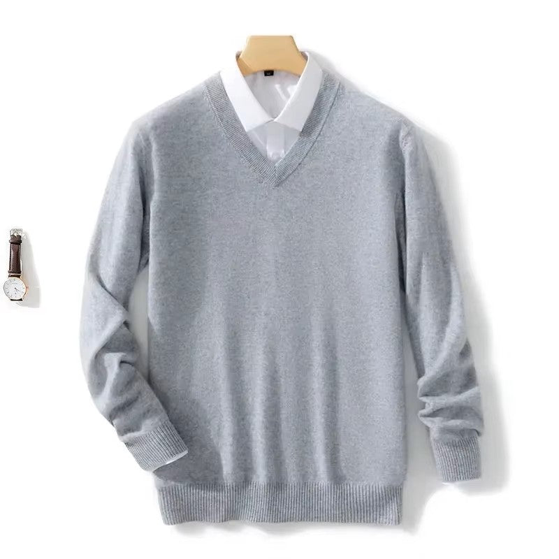 Men’s V-Neck Sweater | Classic Style & Versatile Look