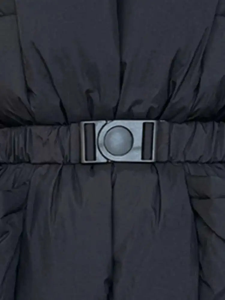 Women’s Stylish V-neck Puffer Jacket | Winter Fashion