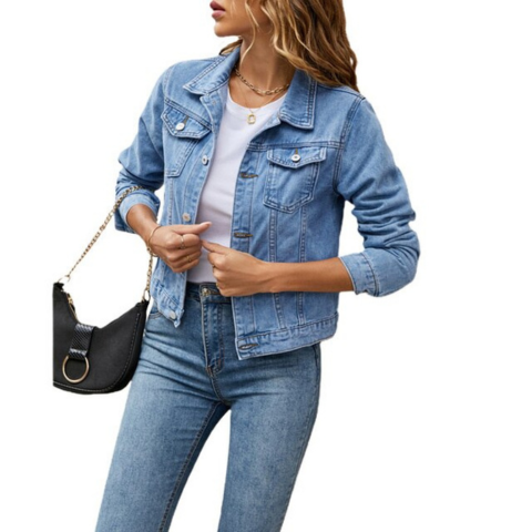 Women's Trendy Denim Jacket | Timeless and Versatile
