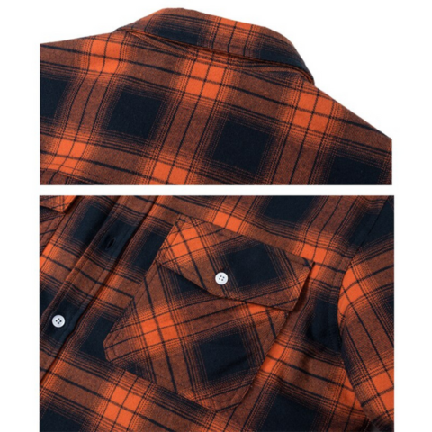 Veste à Carreaux Boutonnée | Chaleureuse et Décontractée