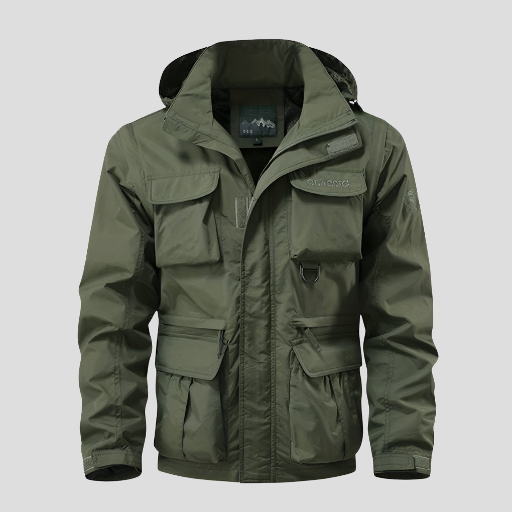 Men’s Winter Military Style Coat | Weather Ready