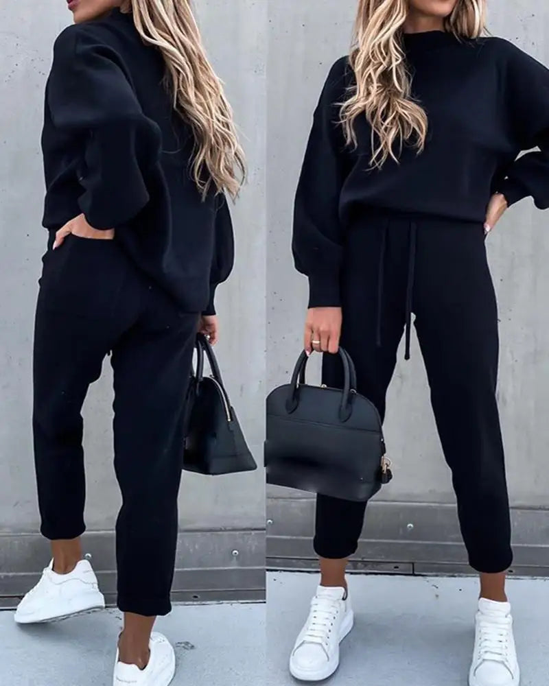 Women's Casual Tracksuit Set | Relaxed Fit