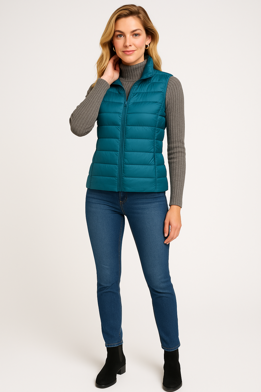 Men’s Modern Down Vest | Sleek