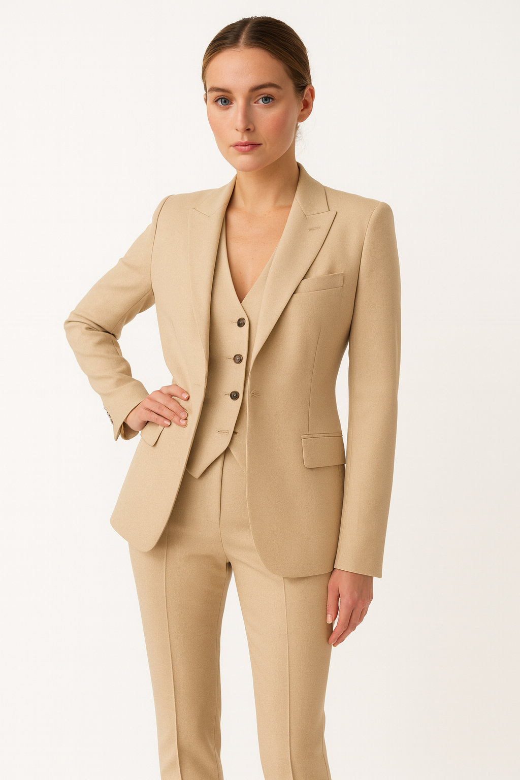 Women's Tailored Three-Piece Suit | Stylish Set