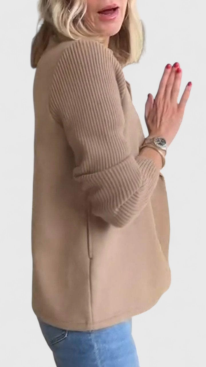 Women’s Contrast Blazer | Double-Breasted