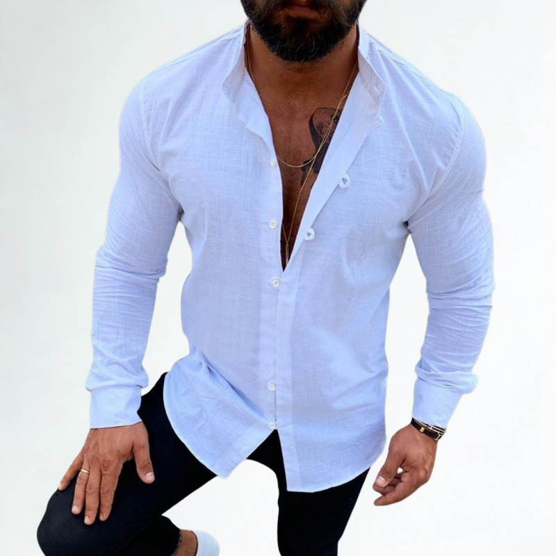 Men’s Casual Button-Up Shirt | Long Sleeve