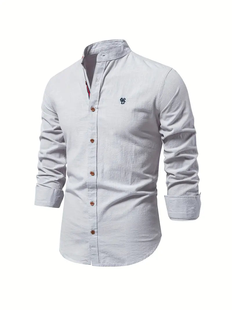 Men’s Buttoned Shirt | Long-Sleeve Design