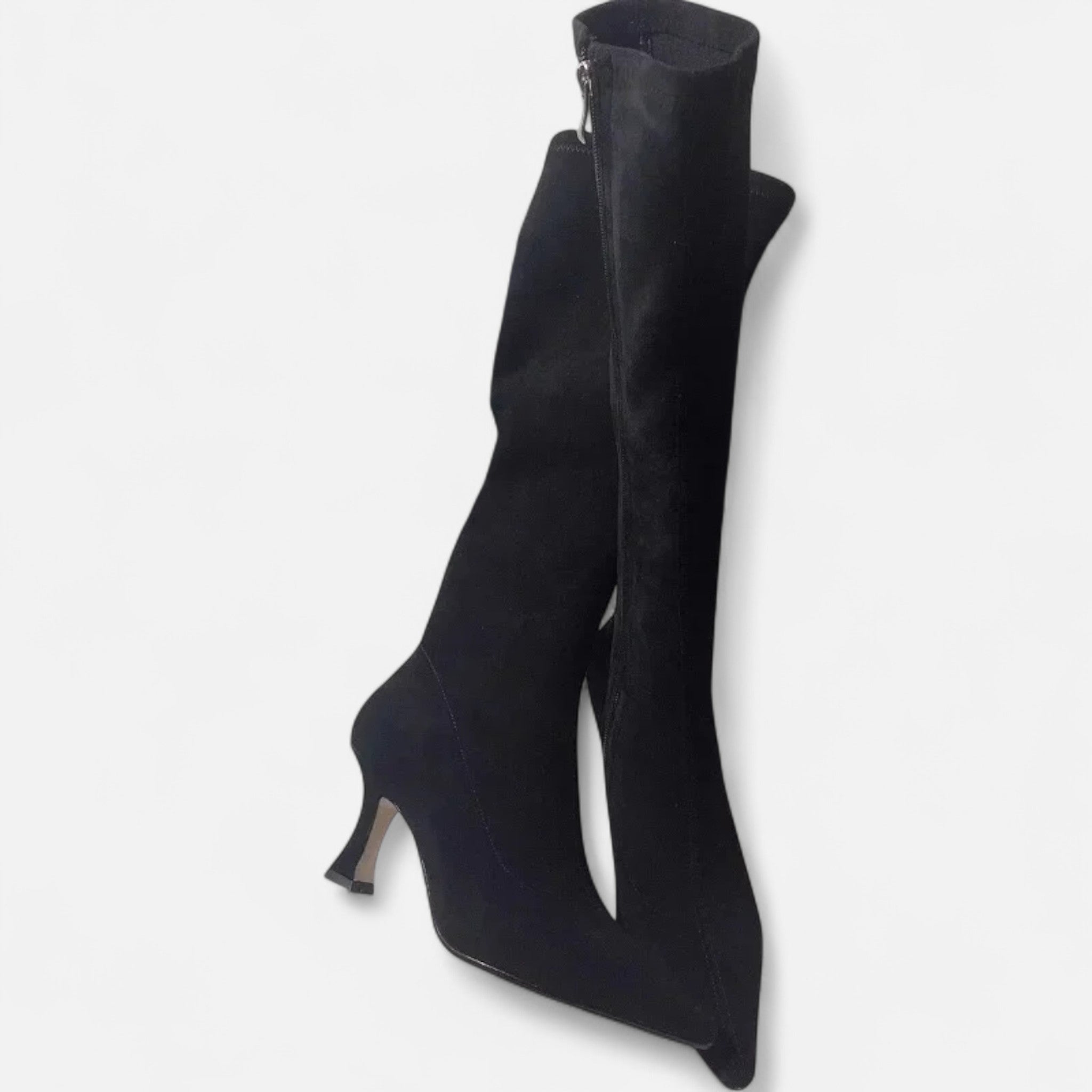 Women’s Slim-Fit Heeled Boots | Over-the-Knee Style