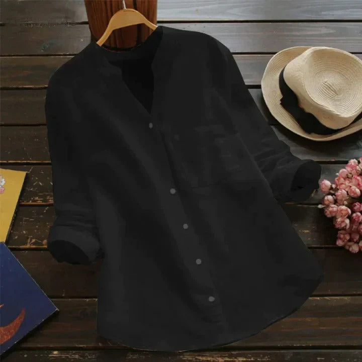 Women’s Casual Button-Up Shirt | Long Sleeve