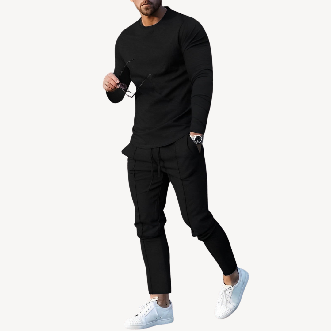 Men’s Casual Long Sleeve Tracksuit | Stylish
