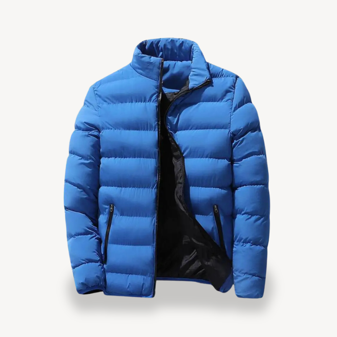 Men’s Quilted Jacket | Front-Zip