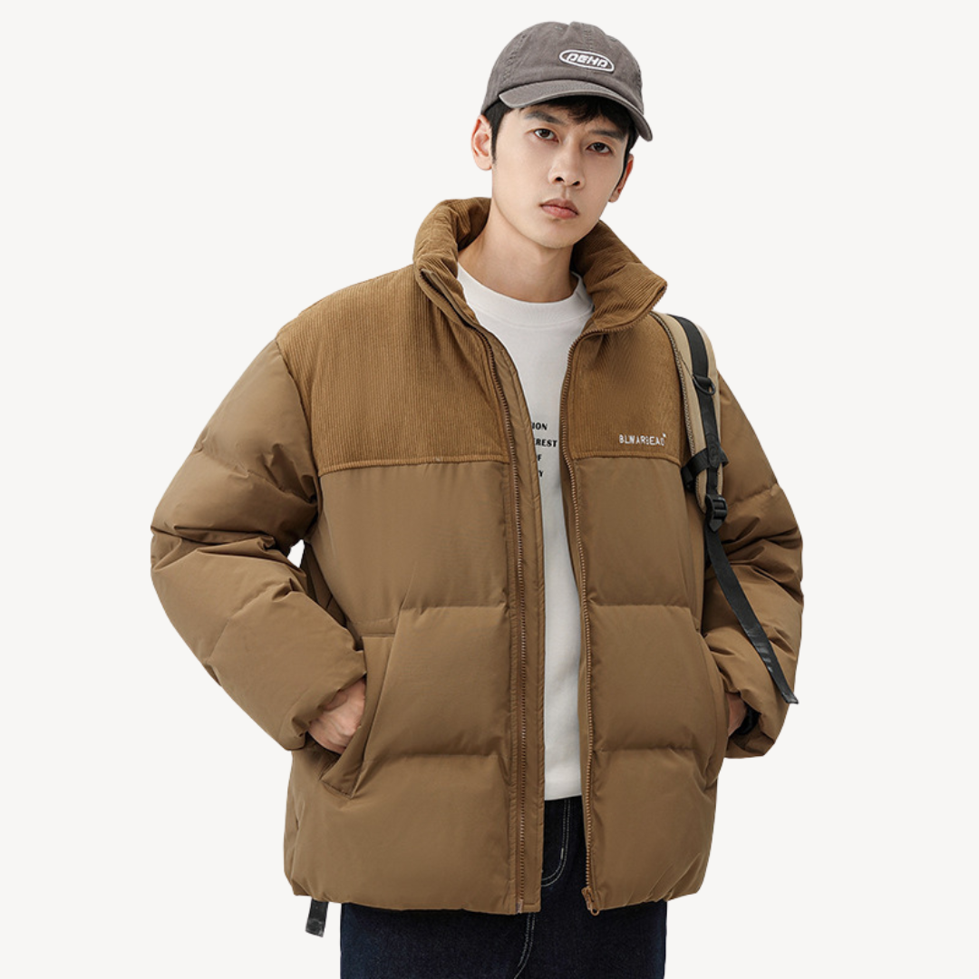 Men's Stylish Puffer Jacket | Padded Design