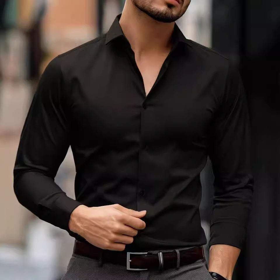 Men’s Formal Office Shirt | Long-Sleeve Style