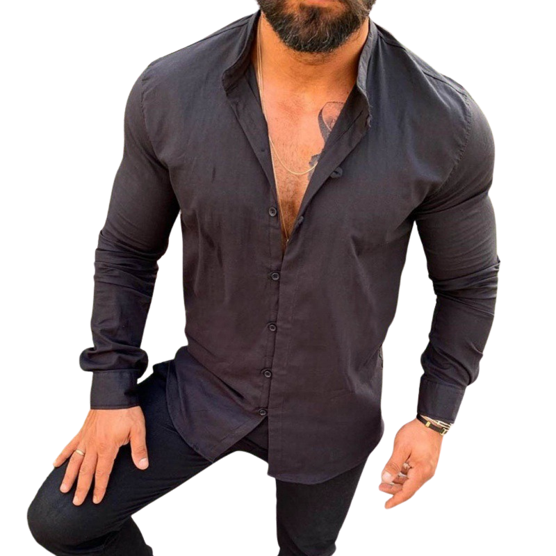 Men’s Casual Button-Up Shirt | Long Sleeve
