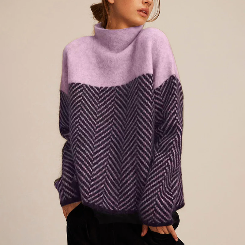 Womens Stylish Turtleneck Jumper | Casual