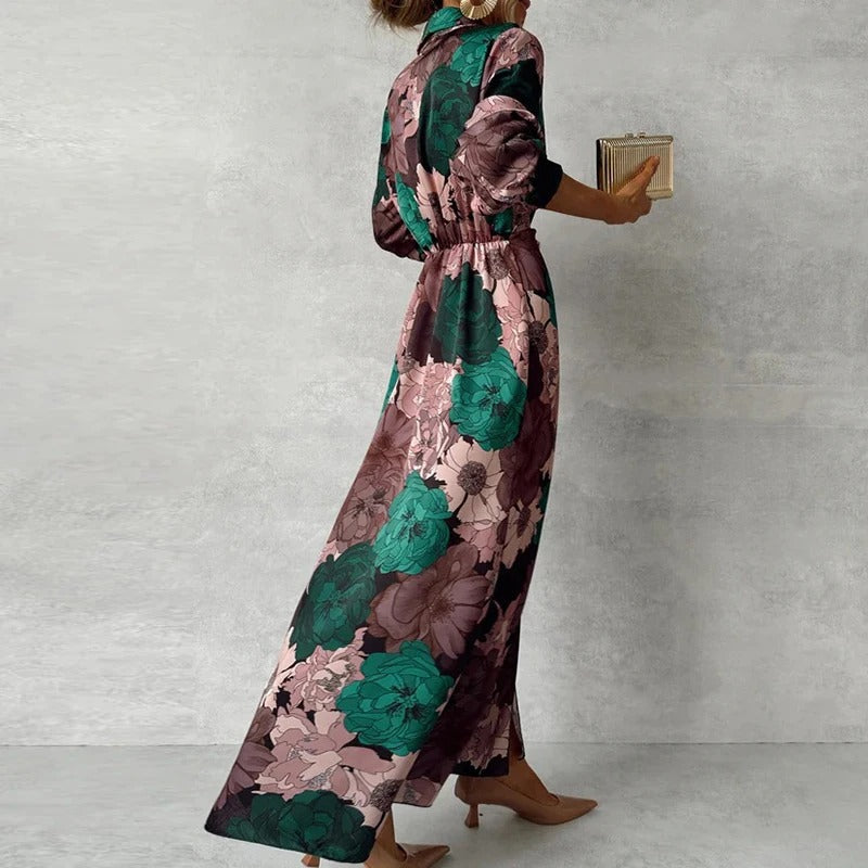 Women’s Belted Waist Dress | Maxi