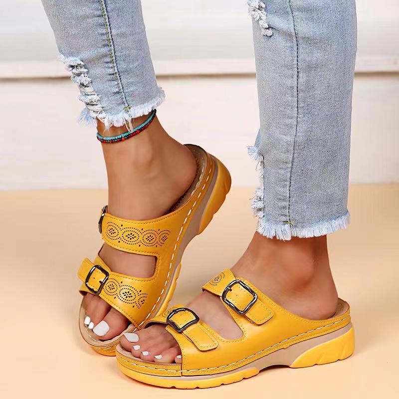 Women’s Buckle Strap Sandals | Adjustable Straps