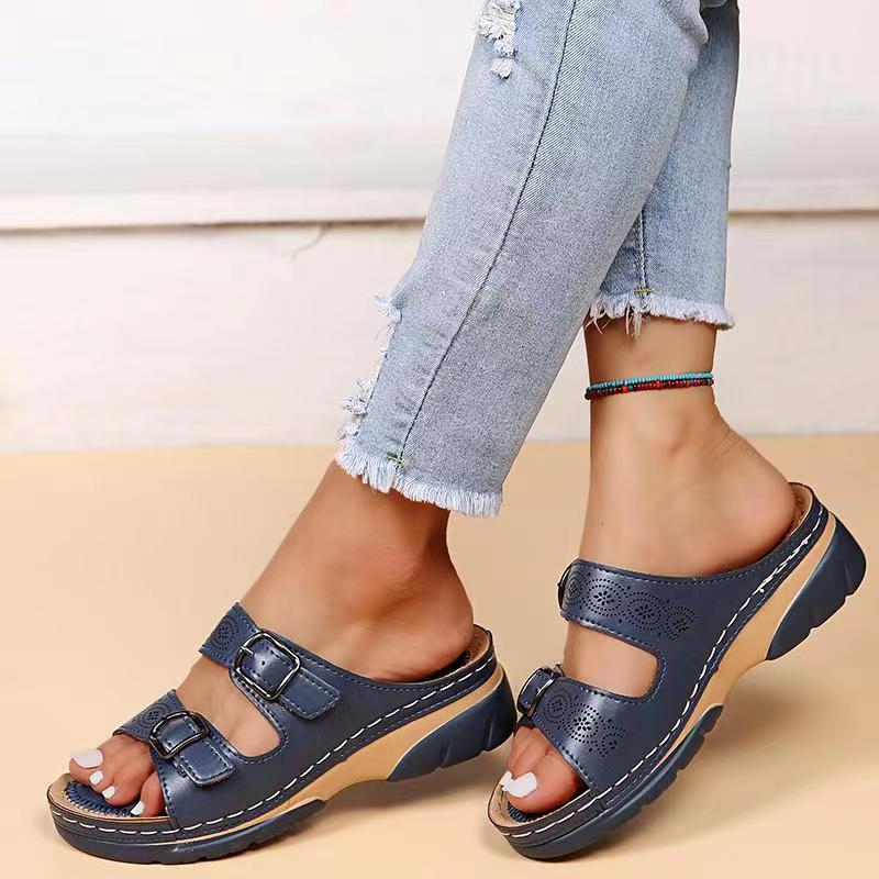 Women’s Buckle Strap Sandals | Adjustable Straps