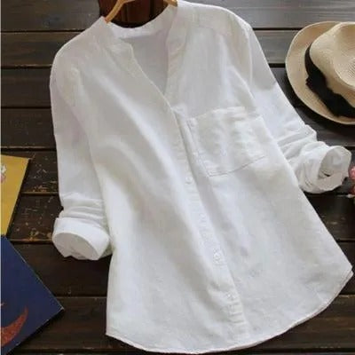 Women’s Casual Button-Up Shirt | Long Sleeve