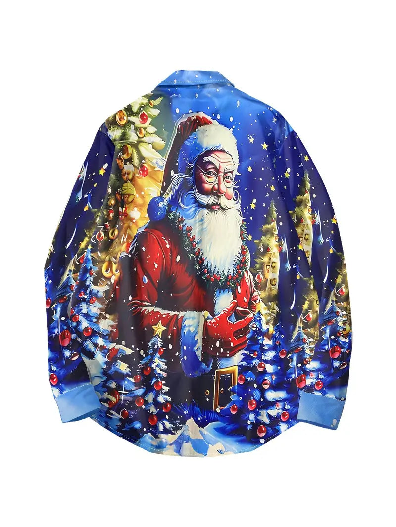 Men’s Christmas Shirt | Santa Print
