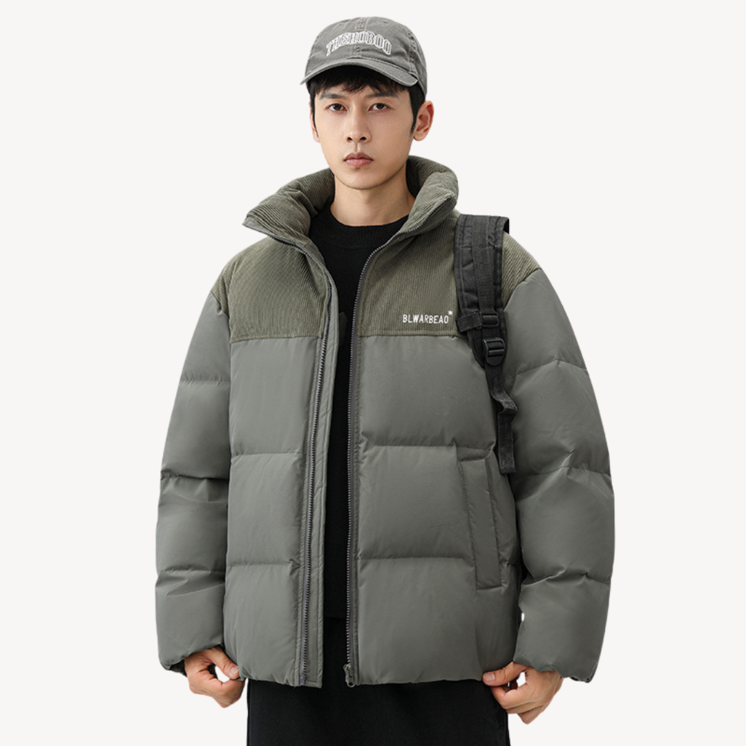 Men's Stylish Puffer Jacket | Padded Design
