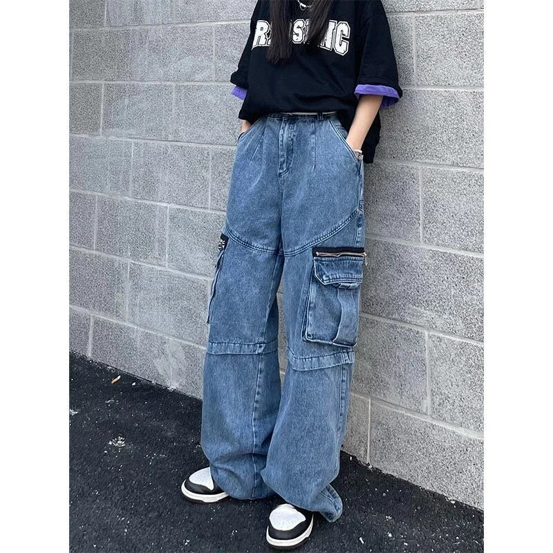 Women’s Distressed Wide Leg Jeans | Winter Style