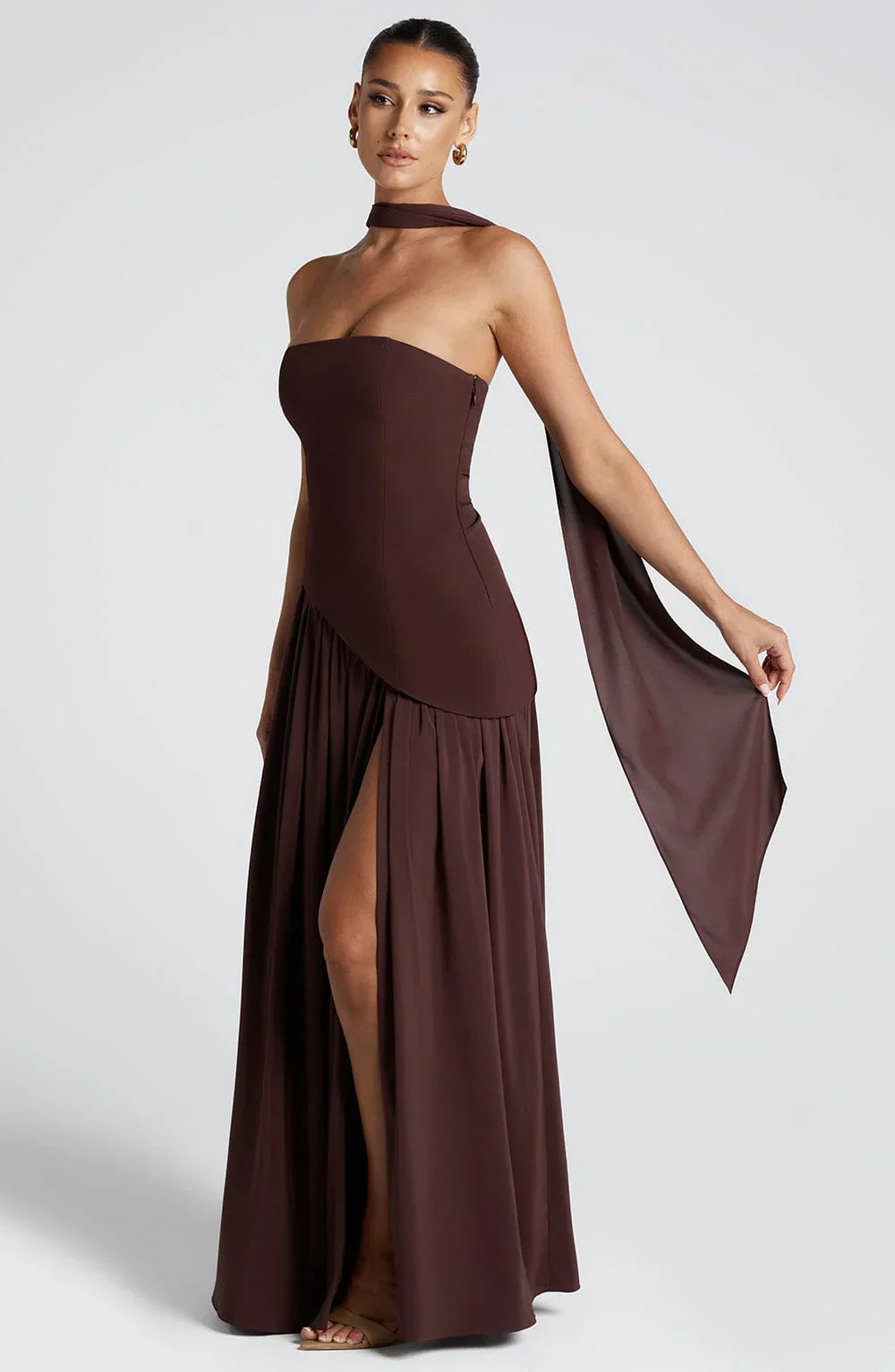 Women’s Wedding Guest Dress | Strapless Maxi