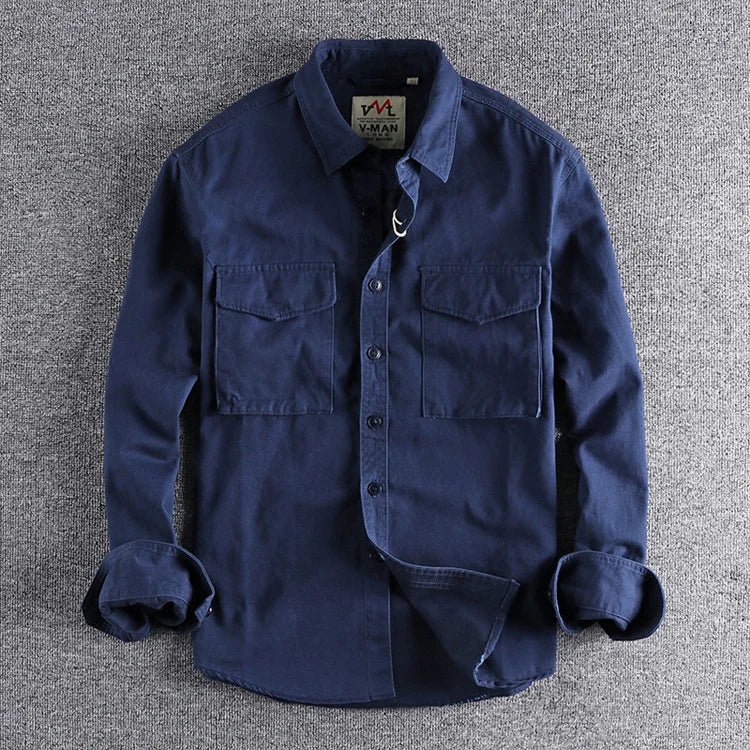 Men’s Classic Button Shirt | Straight-Cut Design