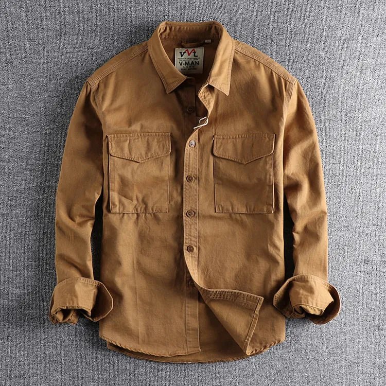 Men’s Classic Button Shirt | Straight-Cut Design