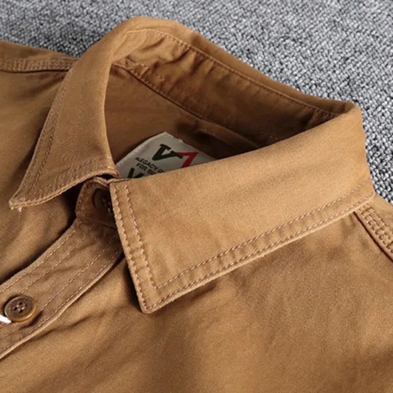 Men’s Classic Button Shirt | Straight-Cut Design