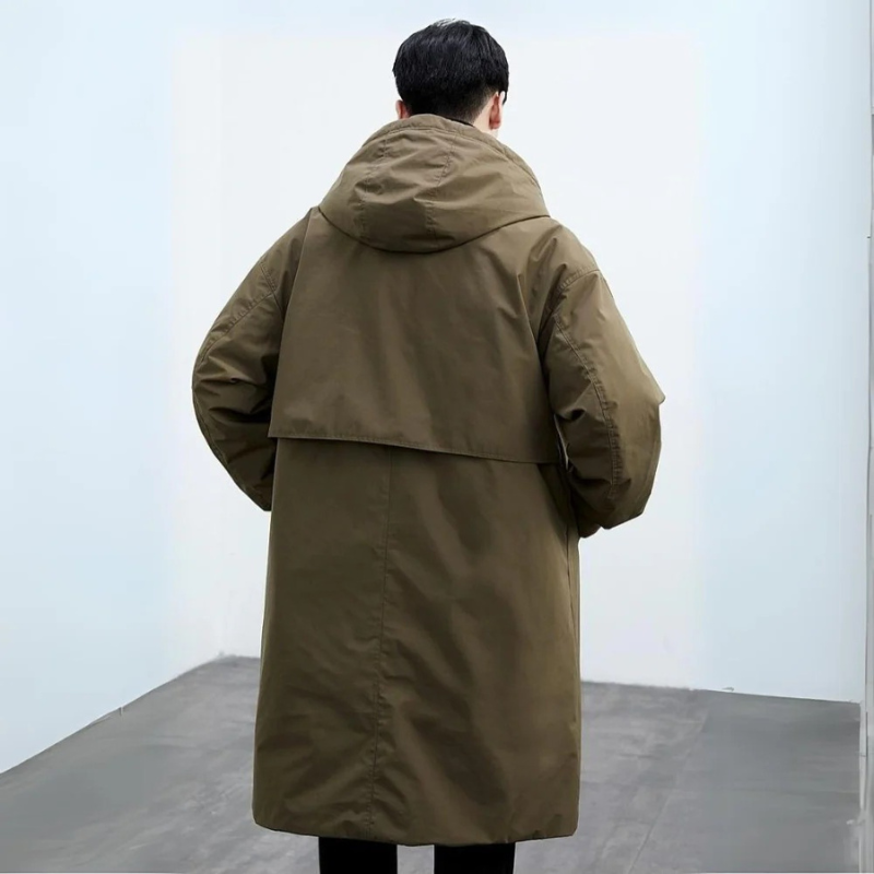Men’s Winter Long Mens Coats | Hooded
