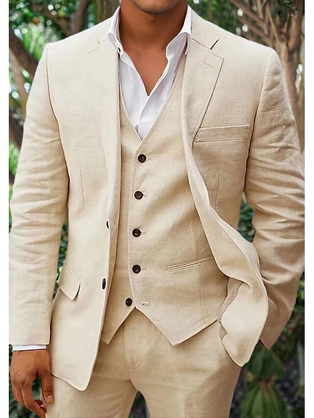 Men’s Stylish Winter Three-Piece Suit | Classic Blazer, Waistcoat, and Trousers