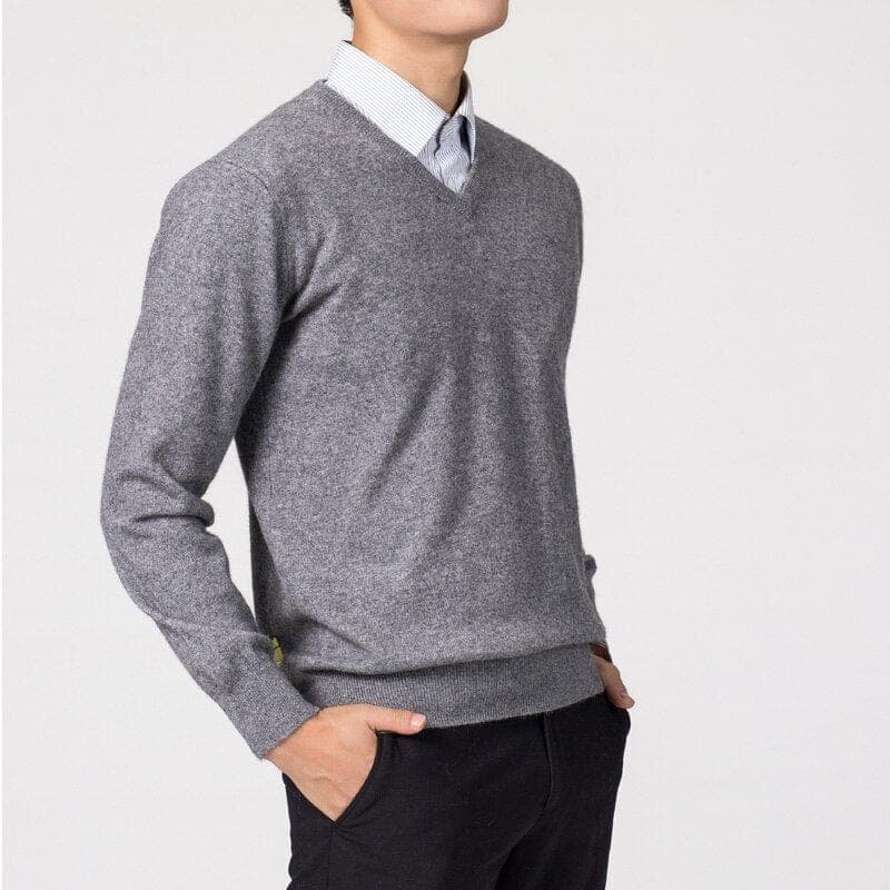 Men’s V-Neck Sweater | Classic Style & Versatile Look