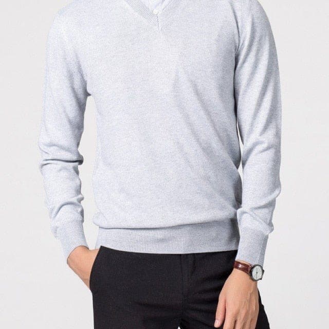 Men’s V-Neck Sweater | Classic Style & Versatile Look