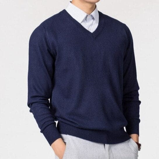 Men’s V-Neck Sweater | Classic Style & Versatile Look