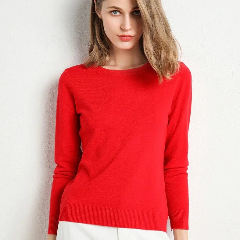 Women’s Classic Round-Neck Jumper | Long-Sleeve