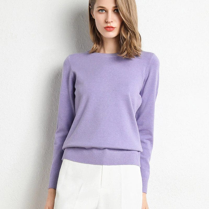 Women’s Classic Round-Neck Jumper | Long-Sleeve