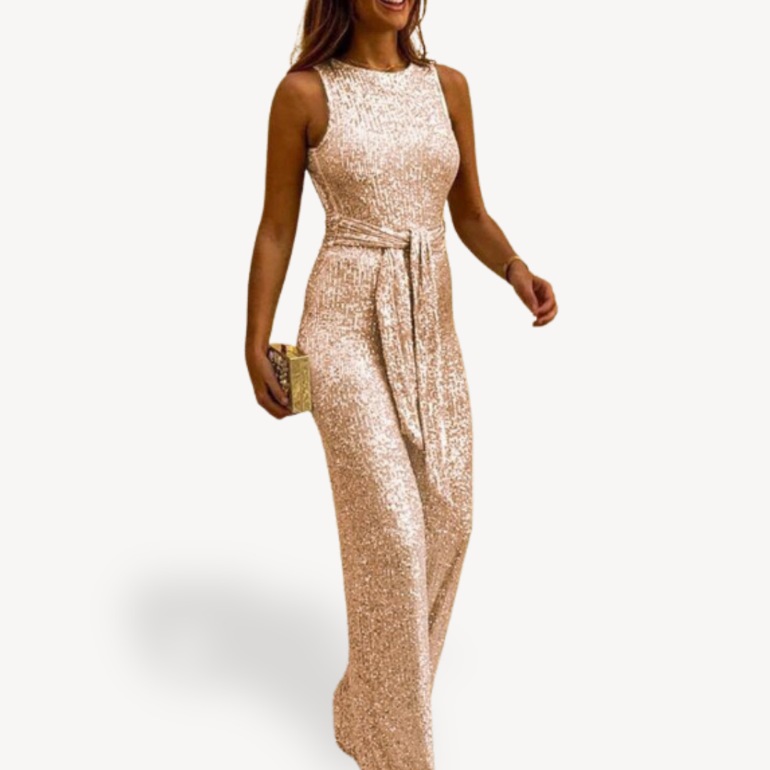 Women’s Party Gown | Sleeveless Sequin Style