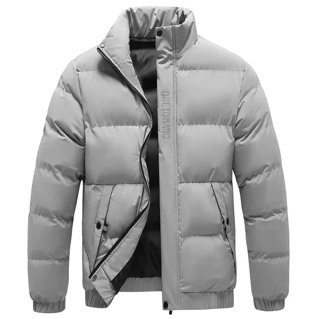 Men's Modern Puffer Jacket | With Collar