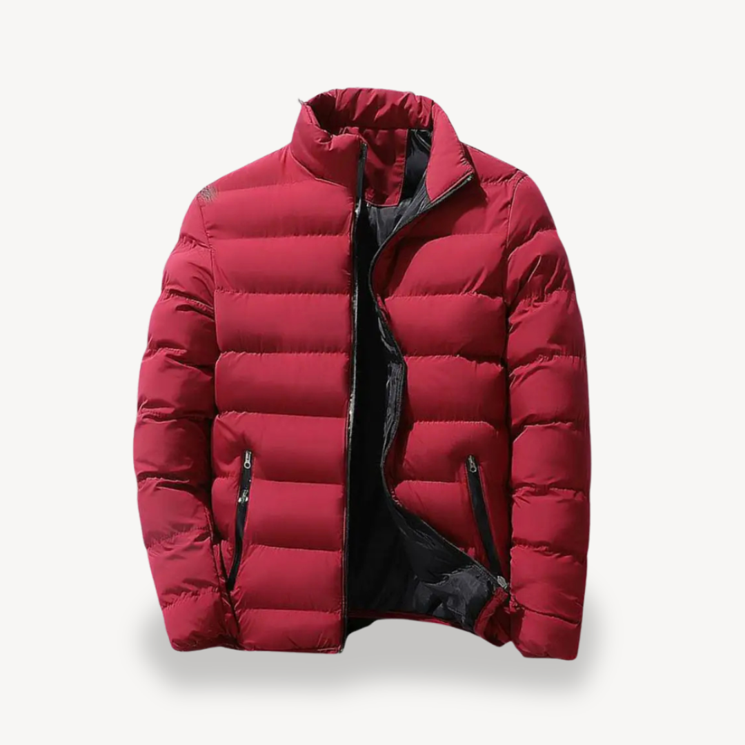 Men’s Quilted Jacket | Front-Zip