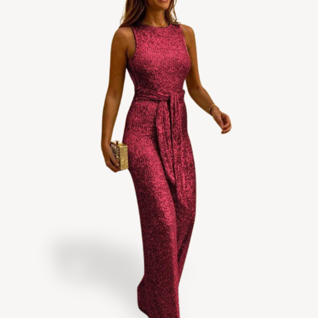 Women’s Party Gown | Sleeveless Sequin Style