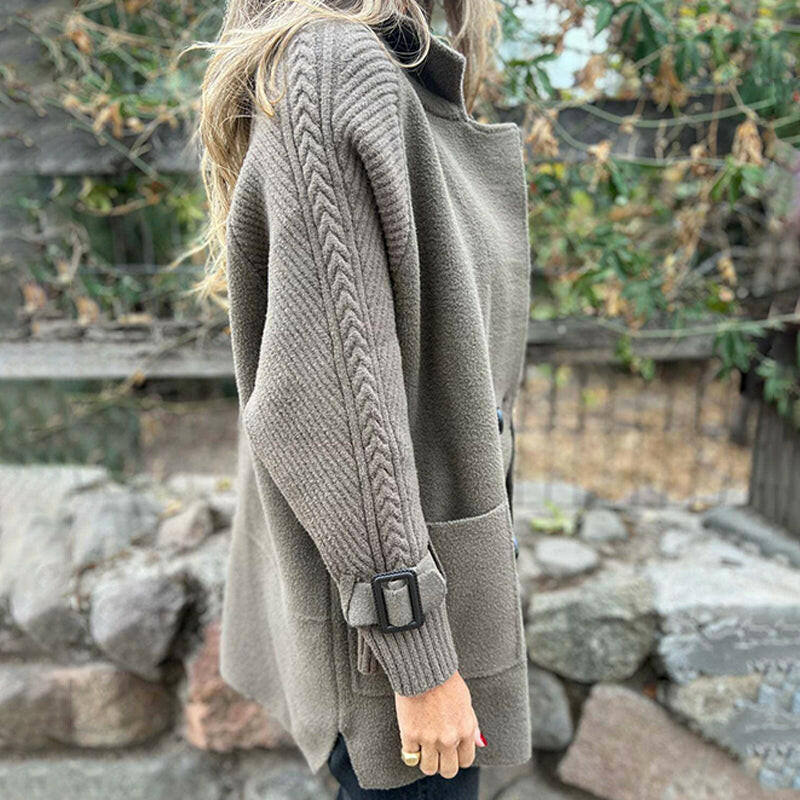 Women’s Double-Breasted Coat | Mid Length