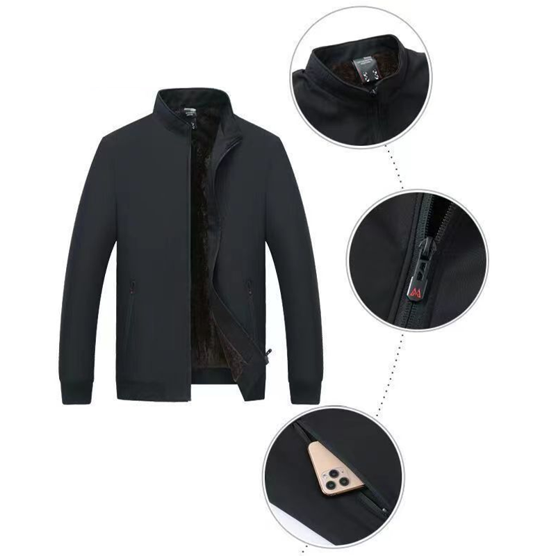 Men’s Zip-Up Jacket | High Neck