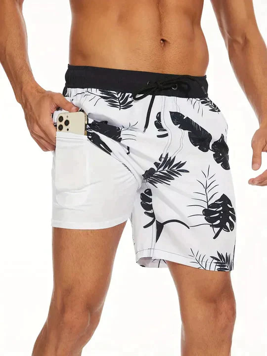 Men’s Athletic Swim Shorts | Compression Lined